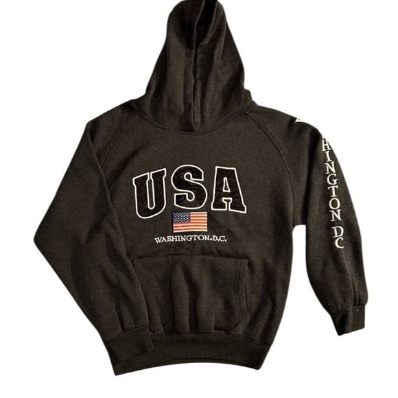 Washington DC Dark Gray Hoodie - Women's Size Small - Picture 1 of 4